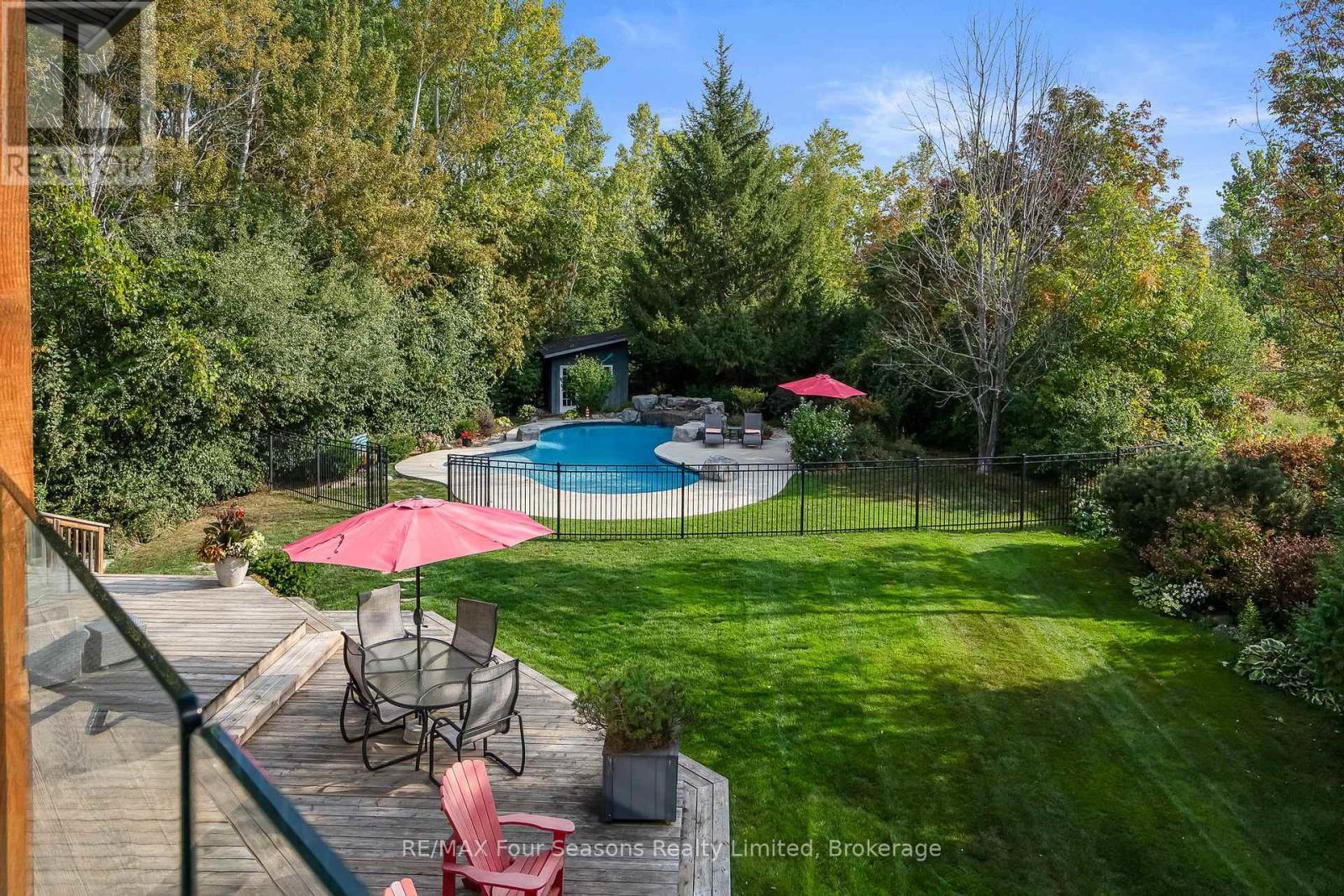 159 Indian Circle, Blue Mountains, ON - Outdoor With In Ground Pool With Deck Patio Veranda