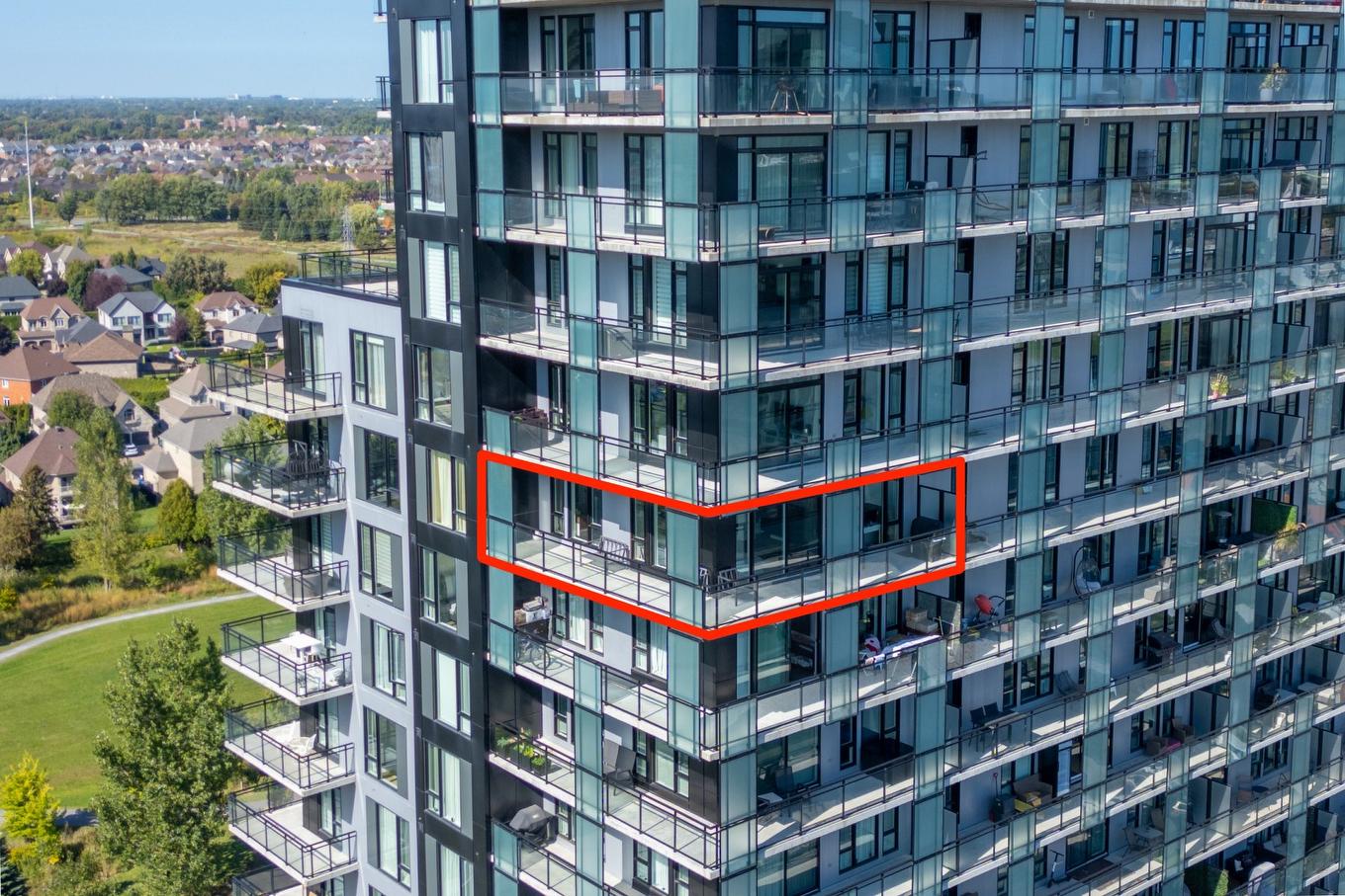 Aerial photo - 1602-5505 Boul. Du Quartier, Brossard, QC - Outdoor With Balcony