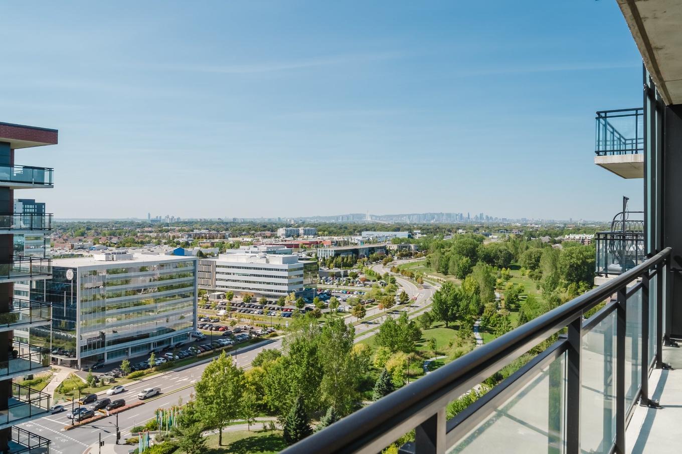 Balcony - 1602-5505 Boul. Du Quartier, Brossard, QC - Outdoor With Balcony With View