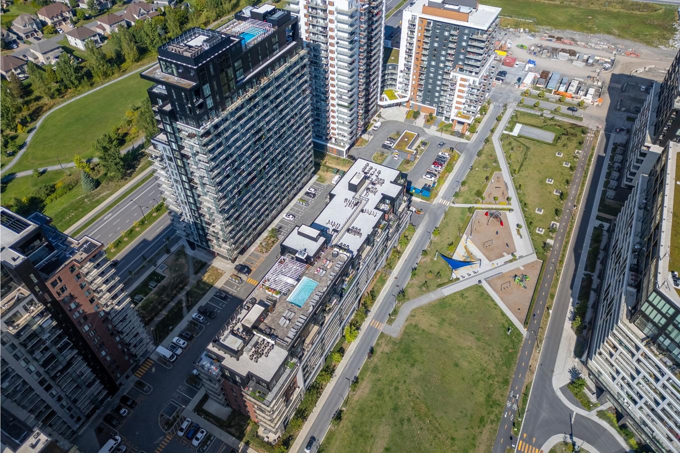 Aerial photo - 1602-5505 Boul. Du Quartier, Brossard, QC - Outdoor With View