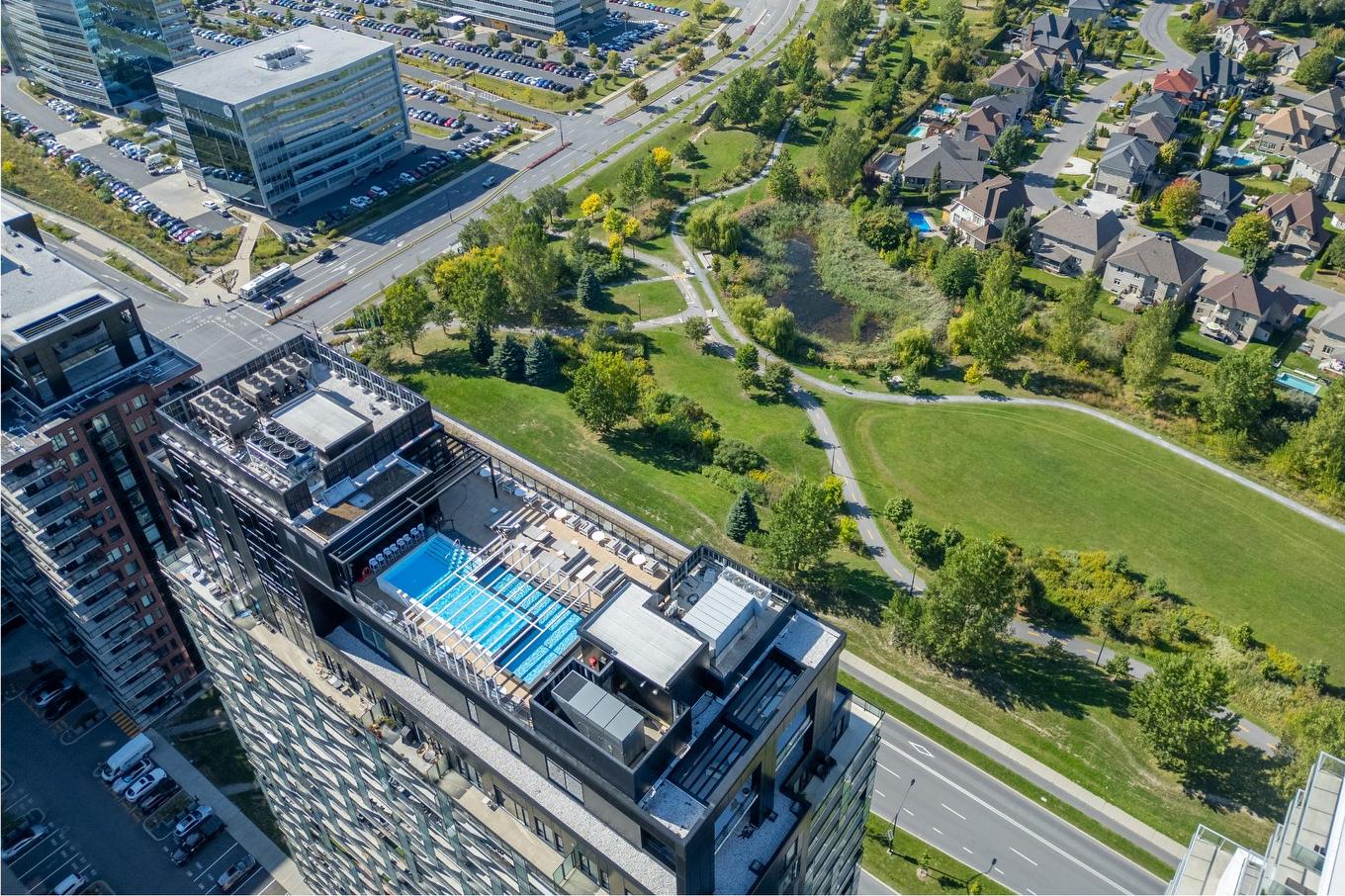 Aerial photo - 1602-5505 Boul. Du Quartier, Brossard, QC - Outdoor With View