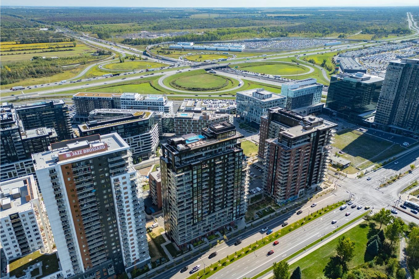 Aerial photo - 1602-5505 Boul. Du Quartier, Brossard, QC - Outdoor With View