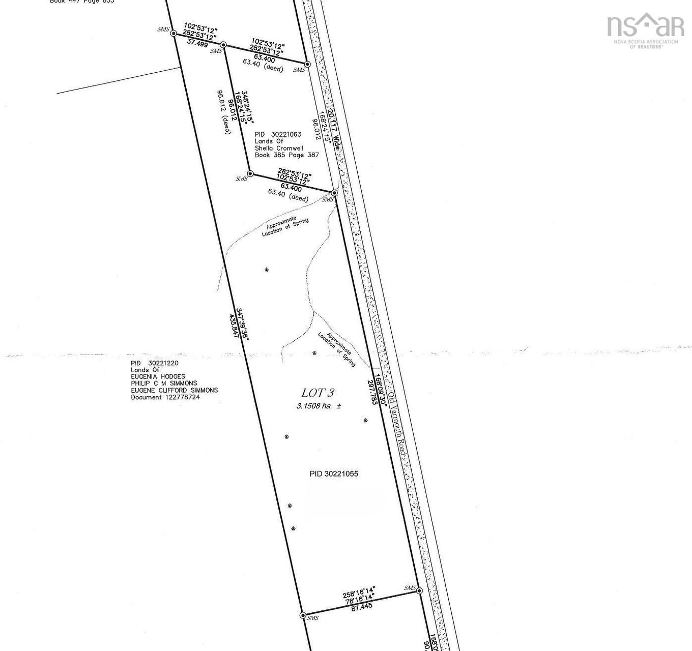 Lot 3 Old Yarmouth Road, Weymouth Falls, NS