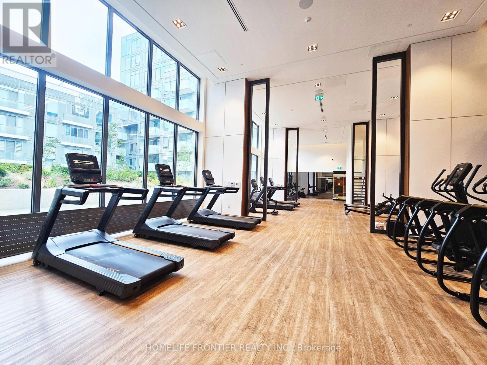 S1103 - 8 Olympic Garden Drive, Toronto, ON - Indoor Photo Showing Gym Room