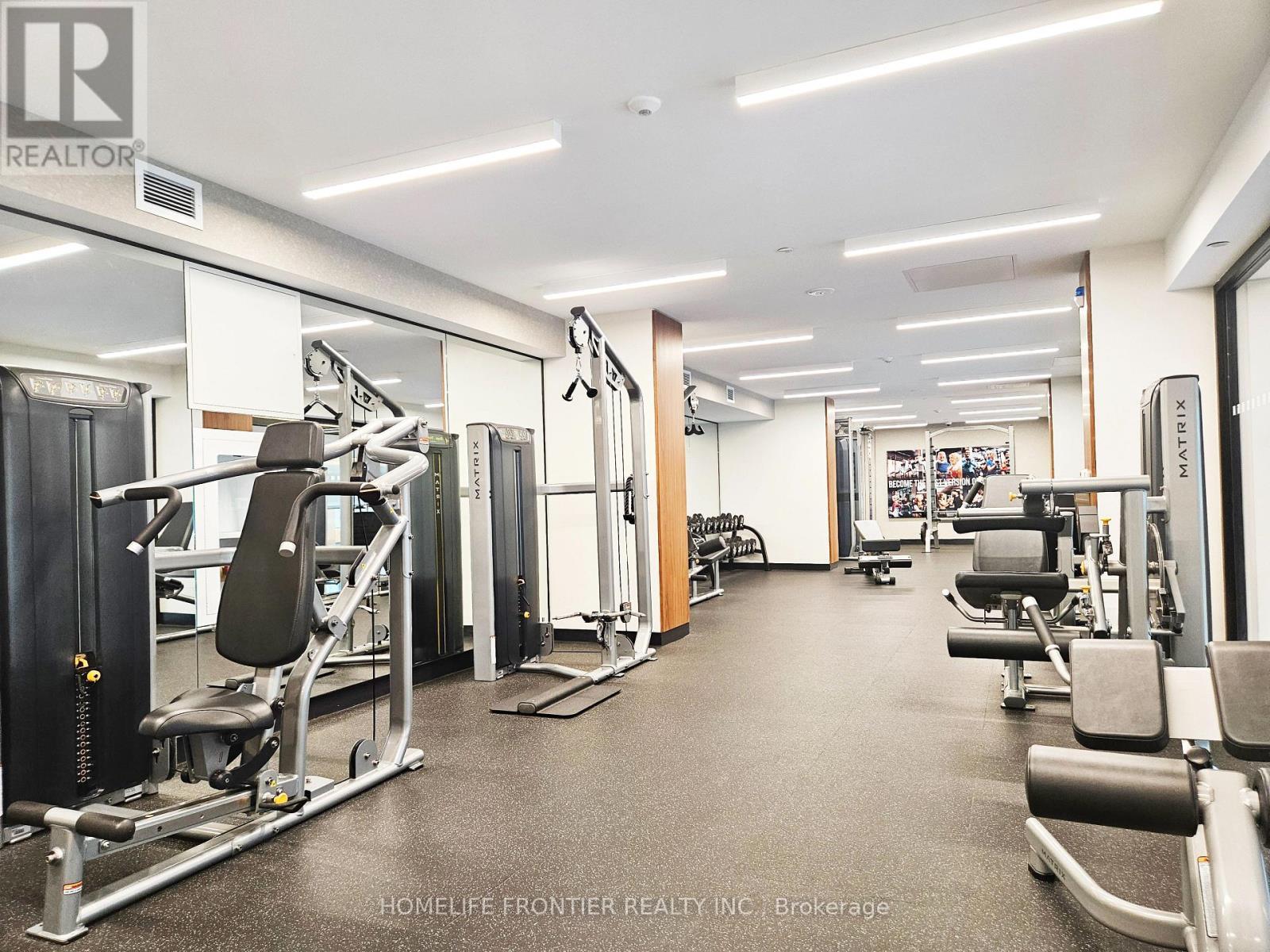 S1103 - 8 Olympic Garden Drive, Toronto, ON - Indoor Photo Showing Gym Room