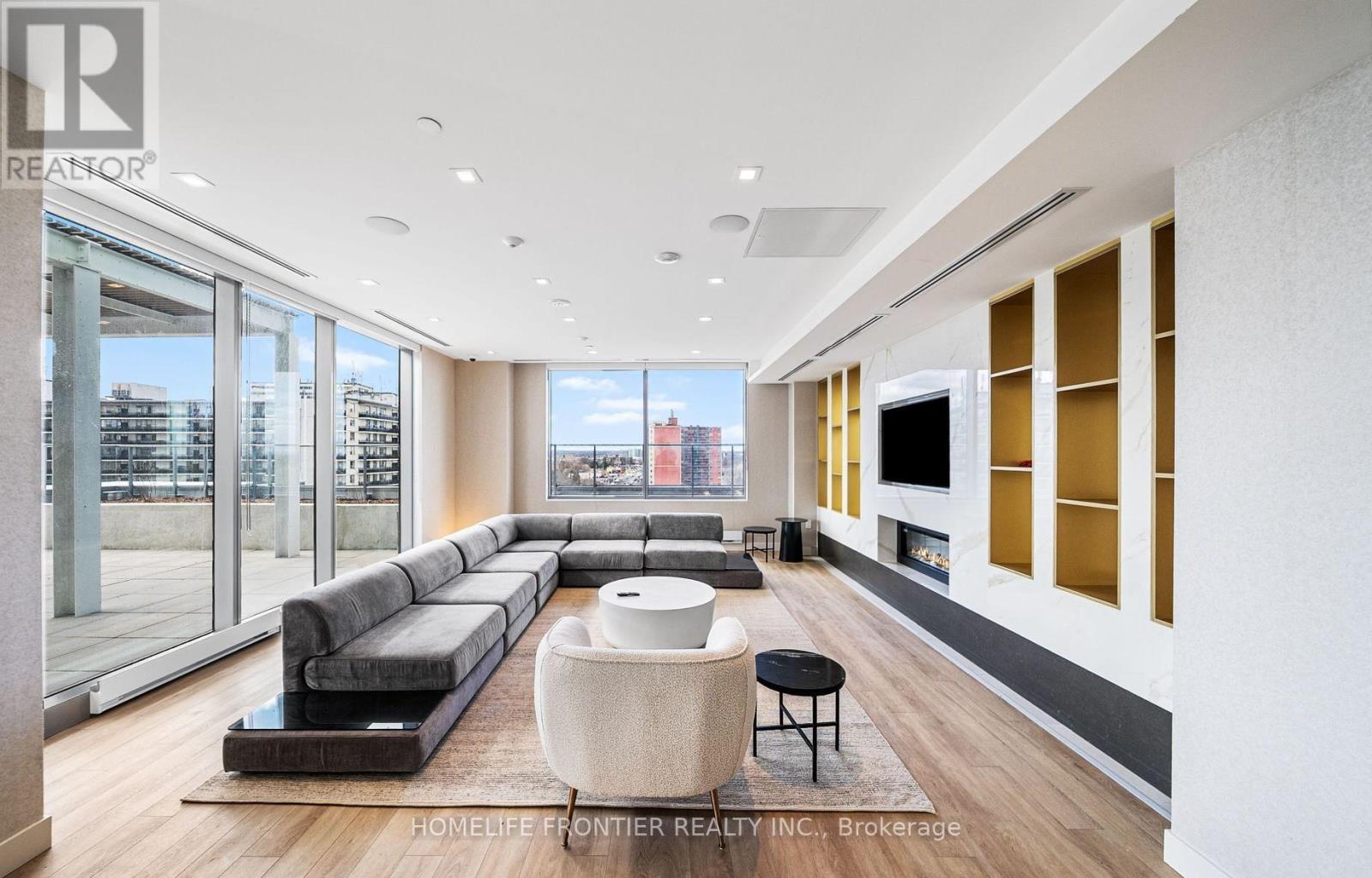 S1103 - 8 Olympic Garden Drive, Toronto, ON - Indoor Photo Showing Living Room