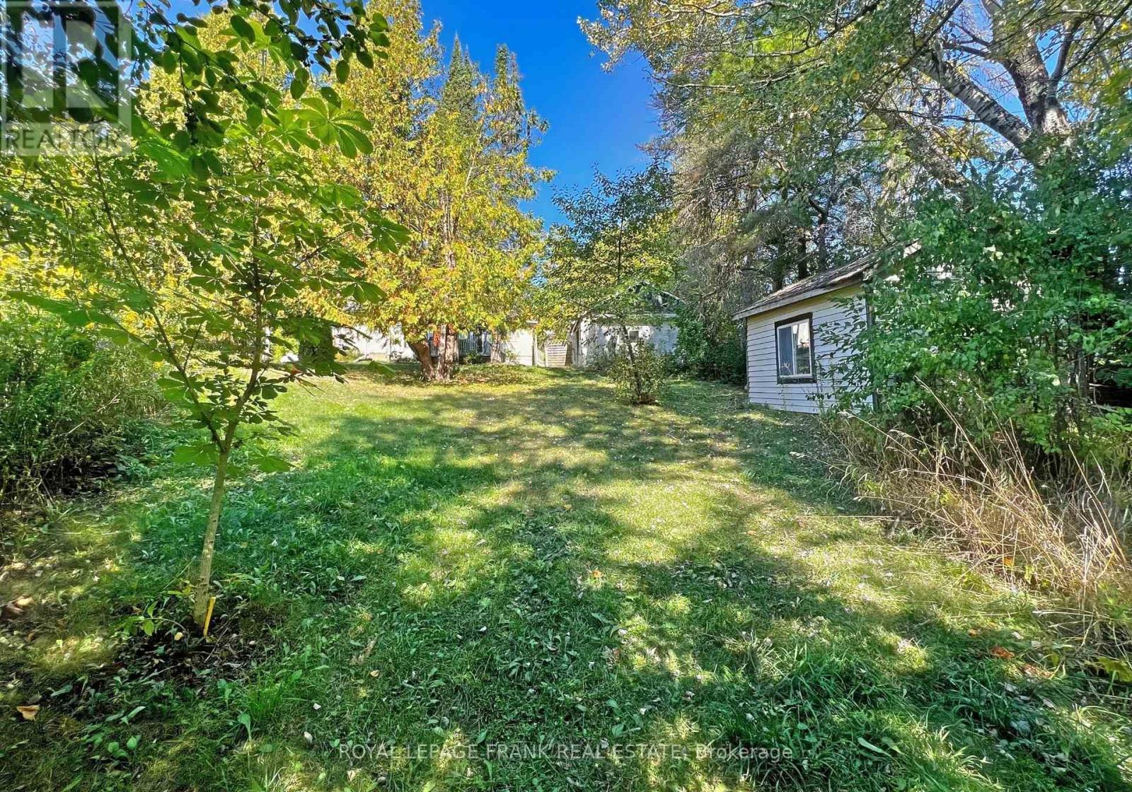 Large fenced backyard with garden shed - 4420 County Rd 29, Douro-Dummer, ON - Outdoor