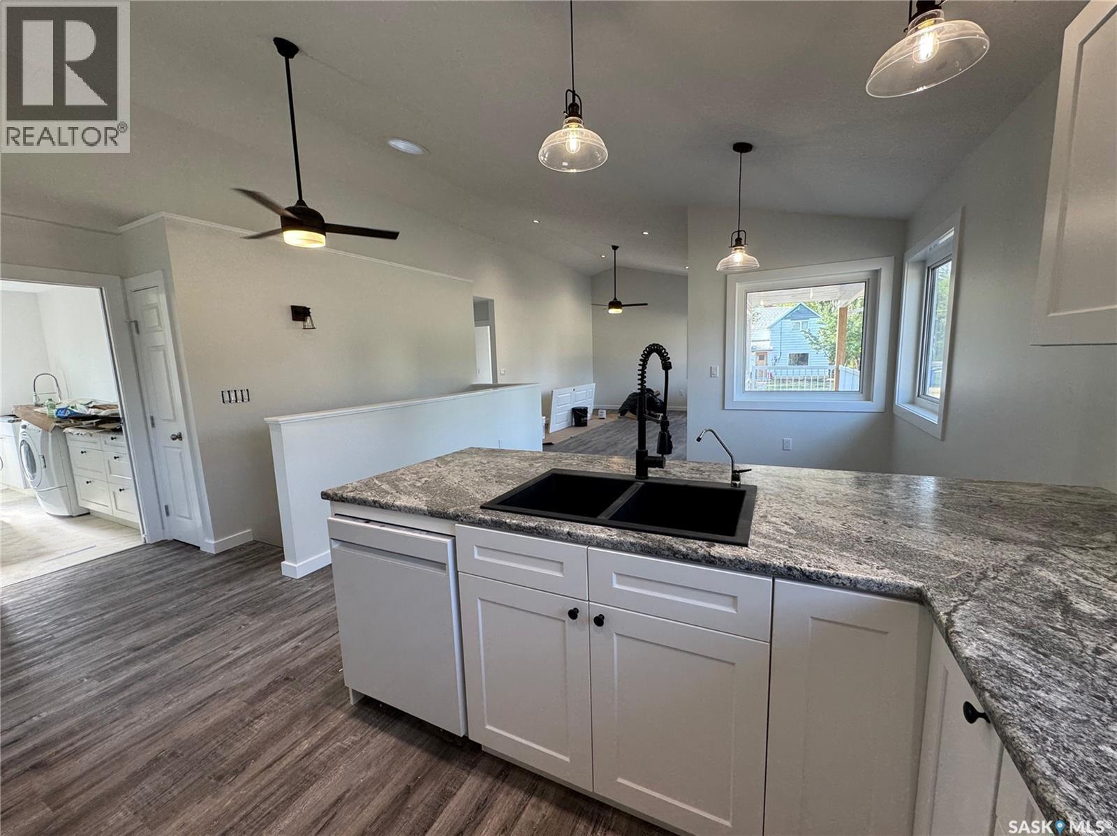 109 Ash Street, Wolseley, SK - Indoor Photo Showing Kitchen With Double Sink