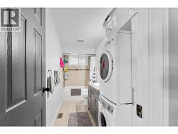 Main floor bathroom & laundry -