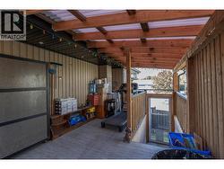 Stairs to back yard entrance -