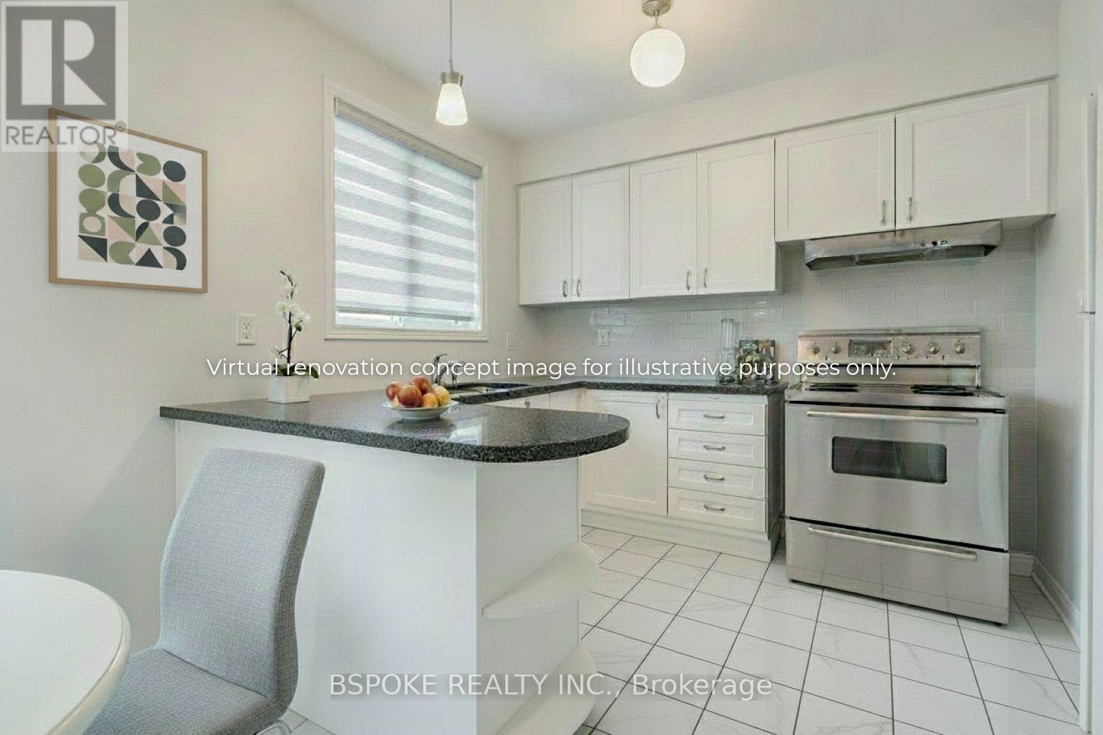 Virtual renovation concept - 54 Warner Avenue, Toronto, ON - Indoor Photo Showing Kitchen