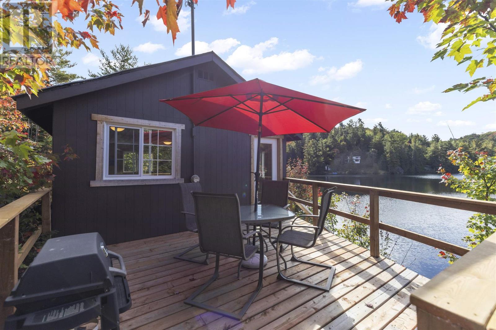 . Maki Lake Rd, Heyden, ON - Outdoor With Body Of Water With Deck Patio Veranda With Exterior