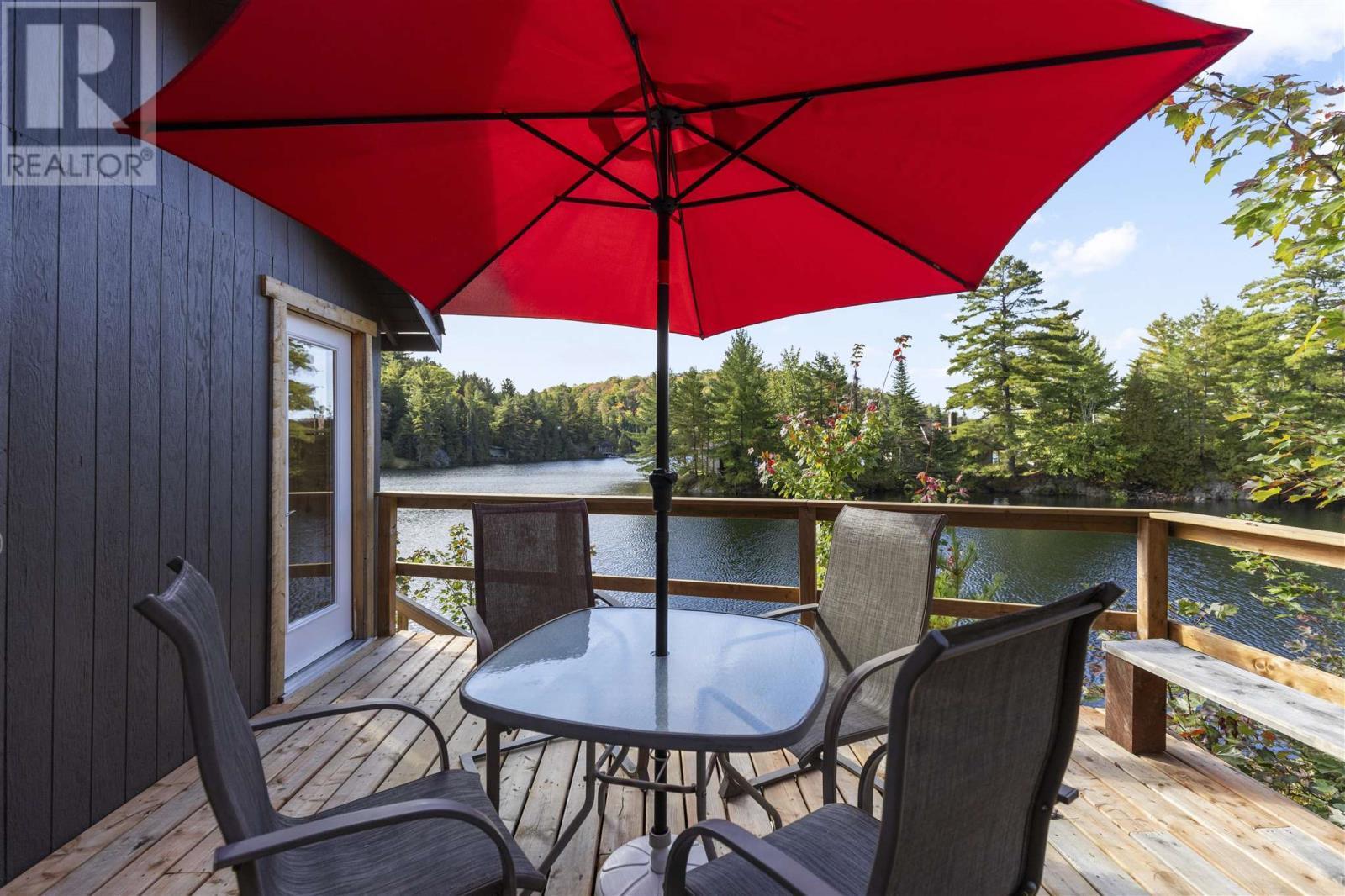 . Maki Lake Rd, Heyden, ON - Outdoor With Body Of Water With Deck Patio Veranda With Exterior