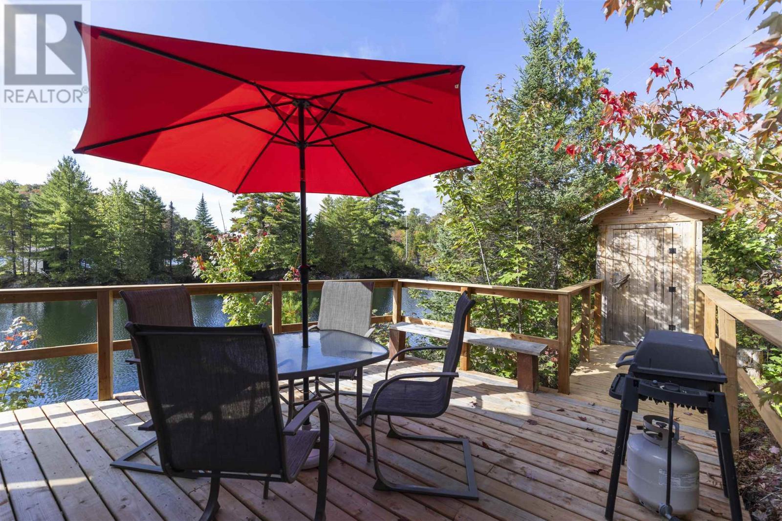 . Maki Lake Rd, Heyden, ON - Outdoor With Deck Patio Veranda With Exterior