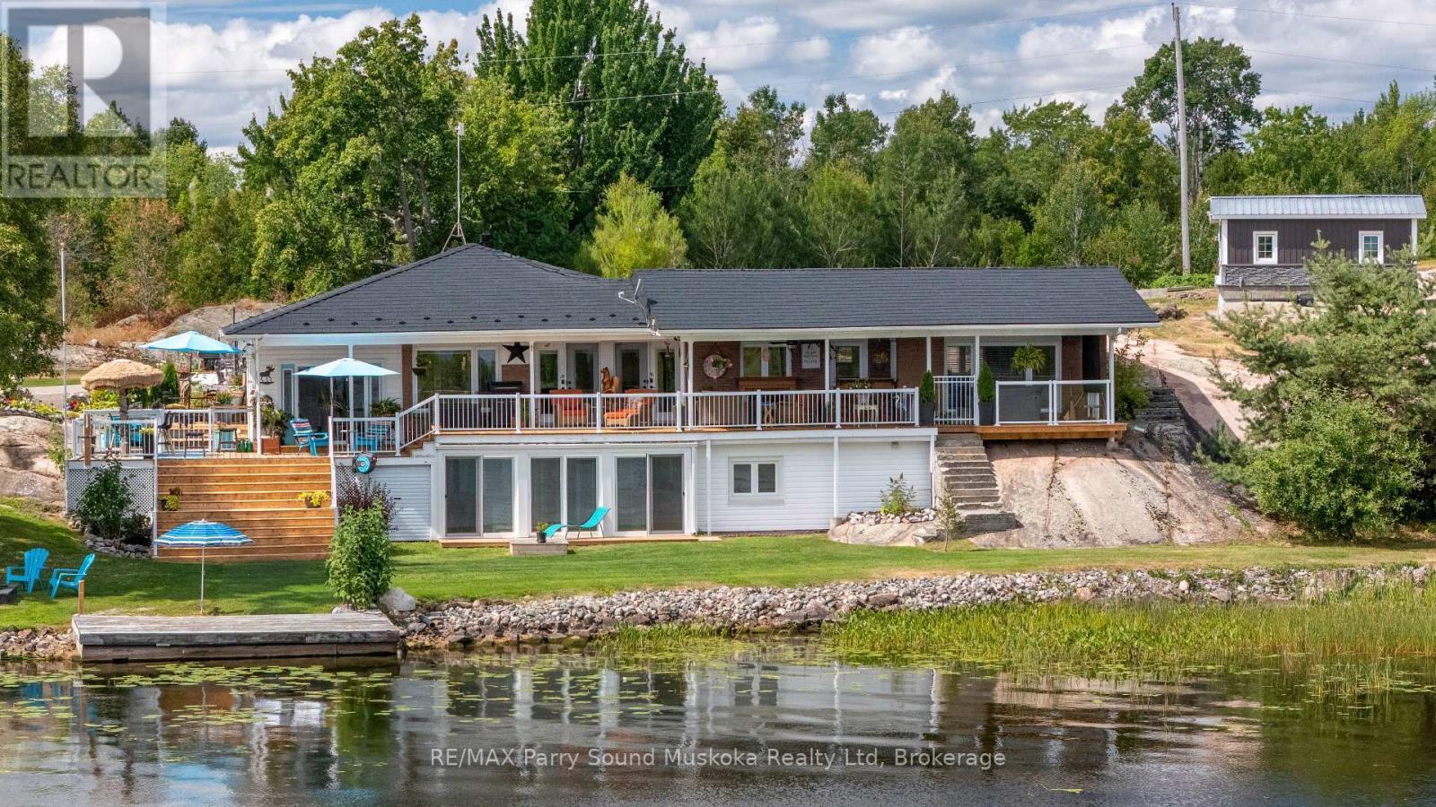 38 Fortin Drive, West Nipissing (Verner), ON - Outdoor With Body Of Water With Deck Patio Veranda