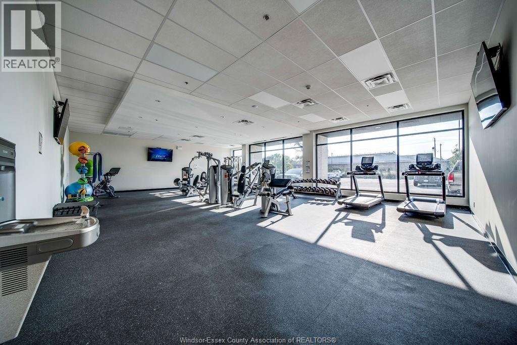 14400 Tecumseh Road Unit# 209, Tecumseh, ON - Indoor Photo Showing Gym Room