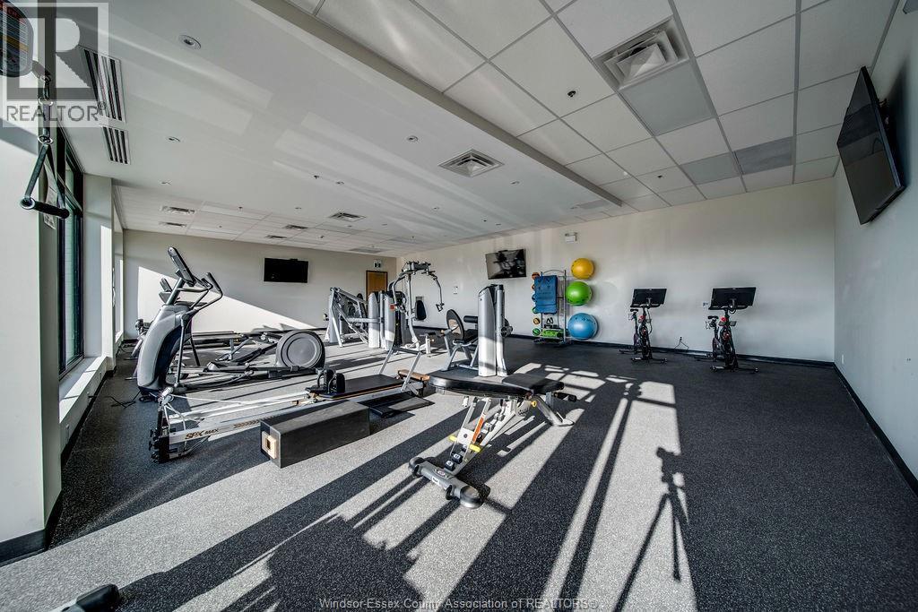 14400 Tecumseh Road Unit# 209, Tecumseh, ON - Indoor Photo Showing Gym Room
