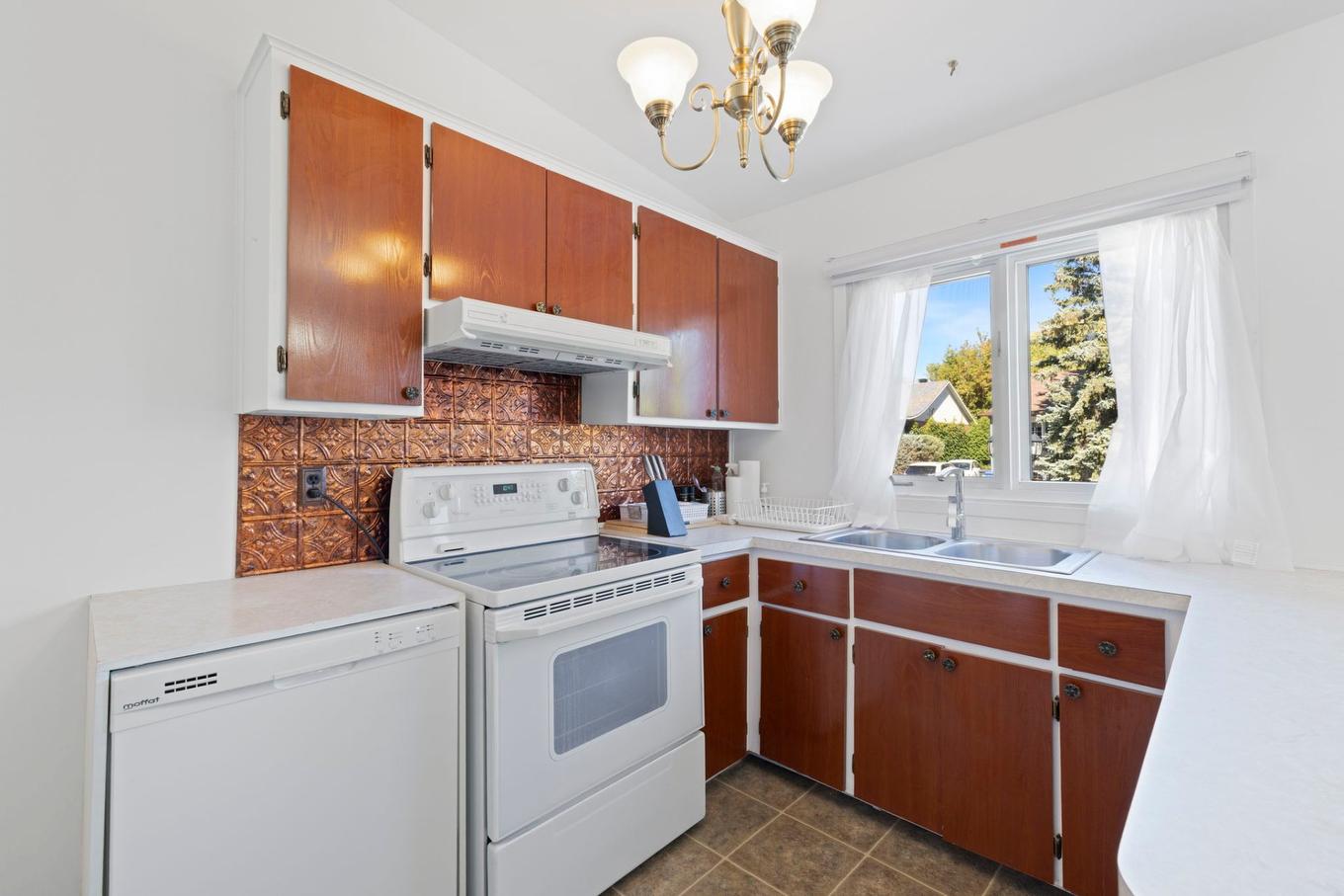 Kitchen - 5075 Rue Gilbert, Longueuil (Saint-Hubert), QC - Indoor Photo Showing Kitchen With Double Sink