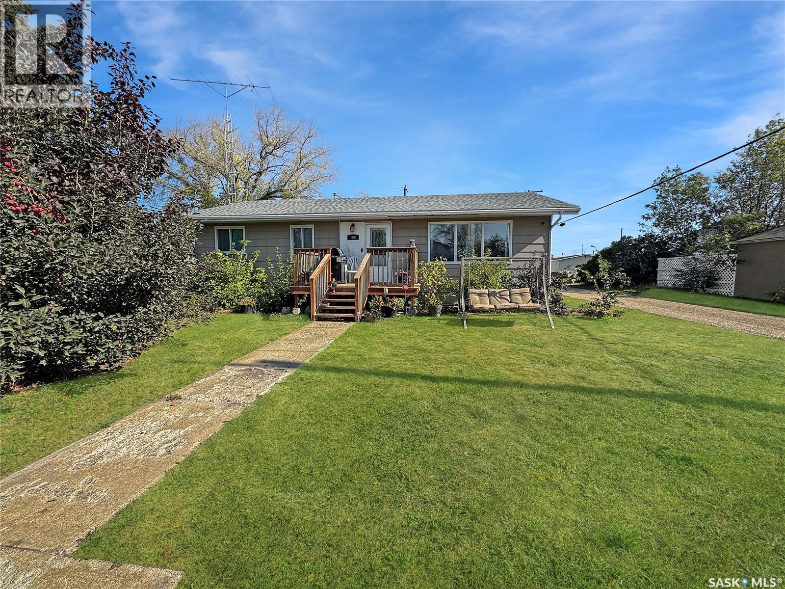 106 Strange Street, Cut Knife, SK - Outdoor With Deck Patio Veranda