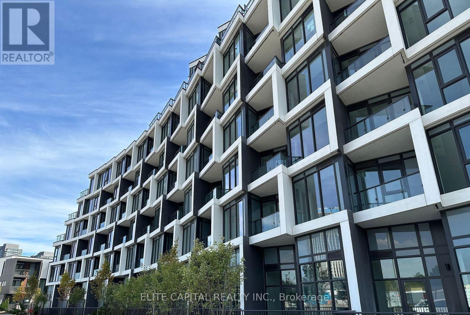 Low Rise Bldg Facing south court location - 303 - 1 Kyle Lowry Road, Toronto, ON - Outdoor With Balcony With Facade