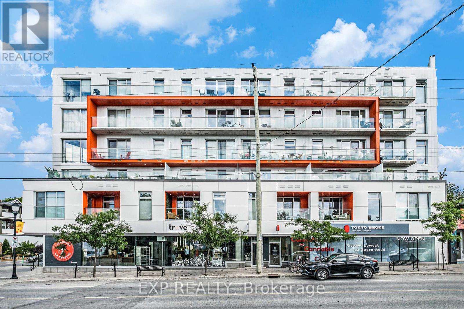 206 - 1000 Wellington Street W, Ottawa, ON - Outdoor With Balcony With Facade