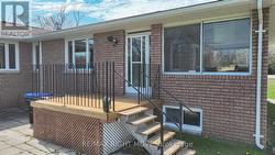 Second back entrance off sun room -