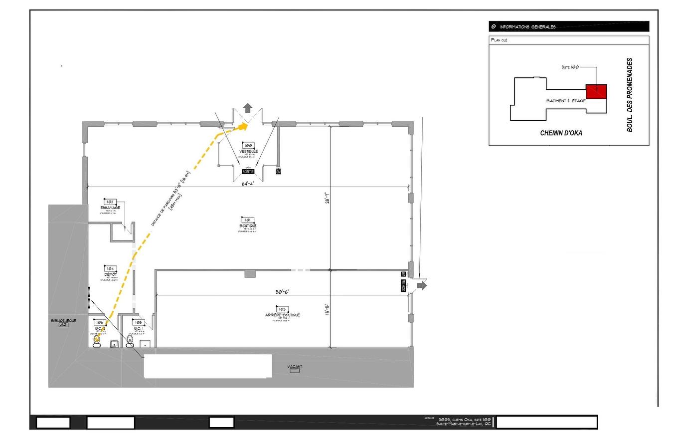 Drawing (sketch) - 101-3003 Ch. D'Oka, Sainte-Marthe-Sur-Le-Lac, QC - Other