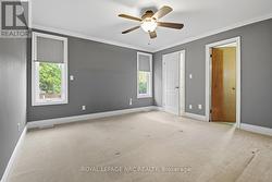 Primary bedroom with walk in closet -