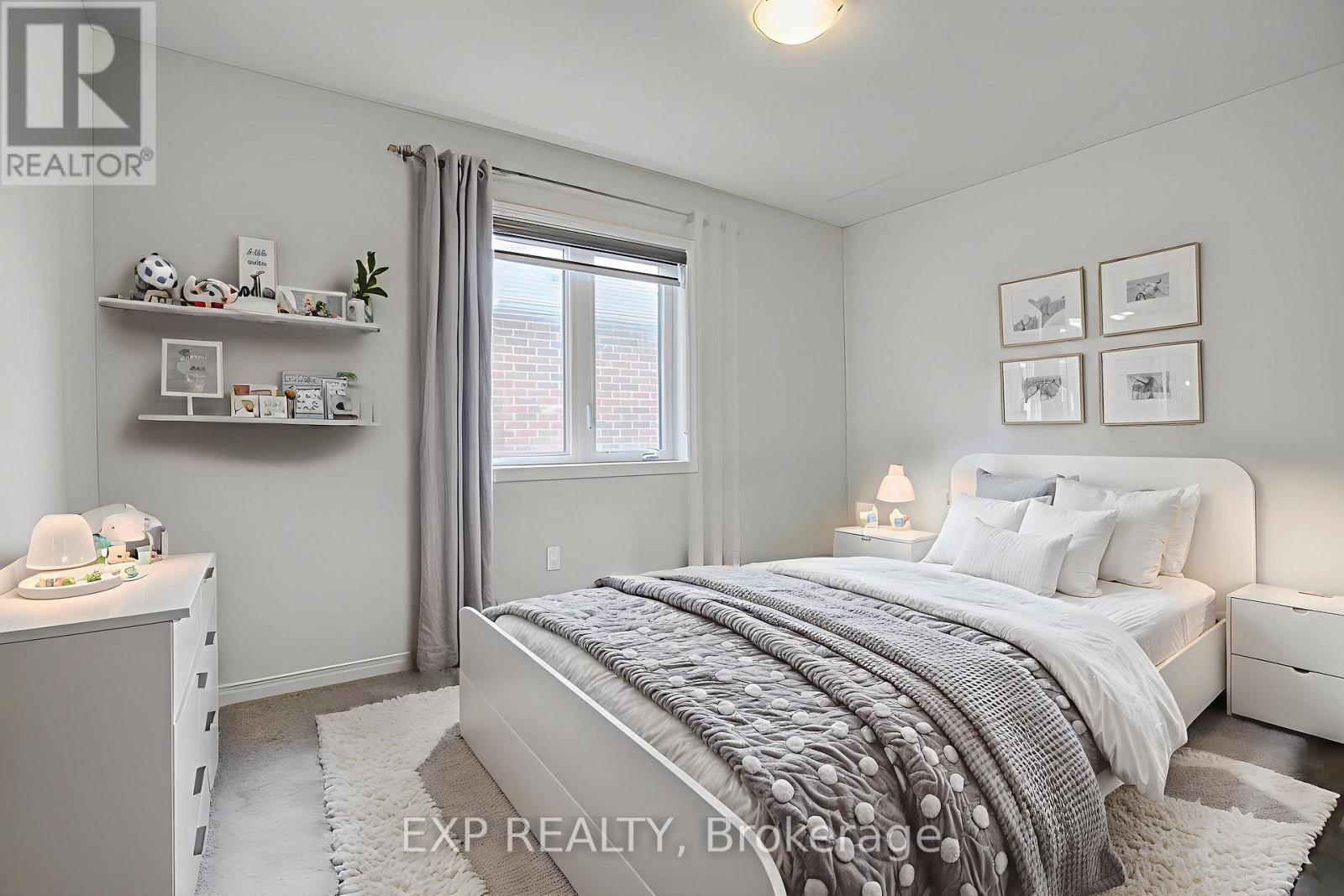 Virtually Staged - 12 Midhurst Heights, Hamilton, ON - Indoor Photo Showing Bedroom