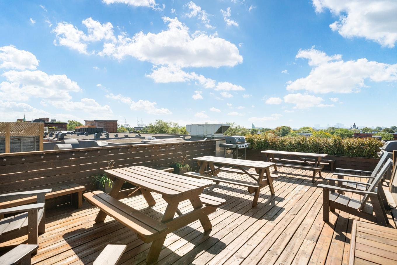 Autre - 158-4951 Rue Ontario E., Montréal (Mercier/Hochelaga-Maisonneuve), QC - Outdoor With Deck Patio Veranda With View