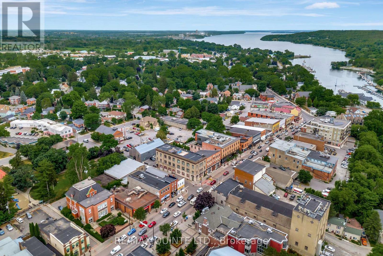 Aerial - 229 Main St - 229 Main Street, Prince Edward County (Picton), ON - Outdoor With Body Of Water With View