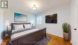 Virtually staged 4th bedroom -