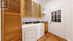 main floor laundry with garage access -