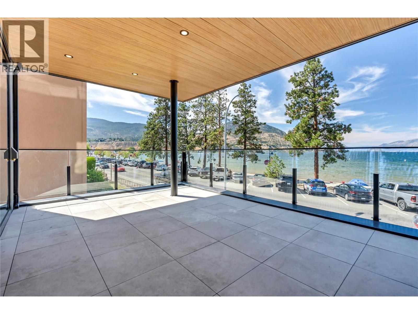 602 Lakeshore Drive Unit# 201, Penticton, BC - Outdoor With Body Of Water With Deck Patio Veranda With View