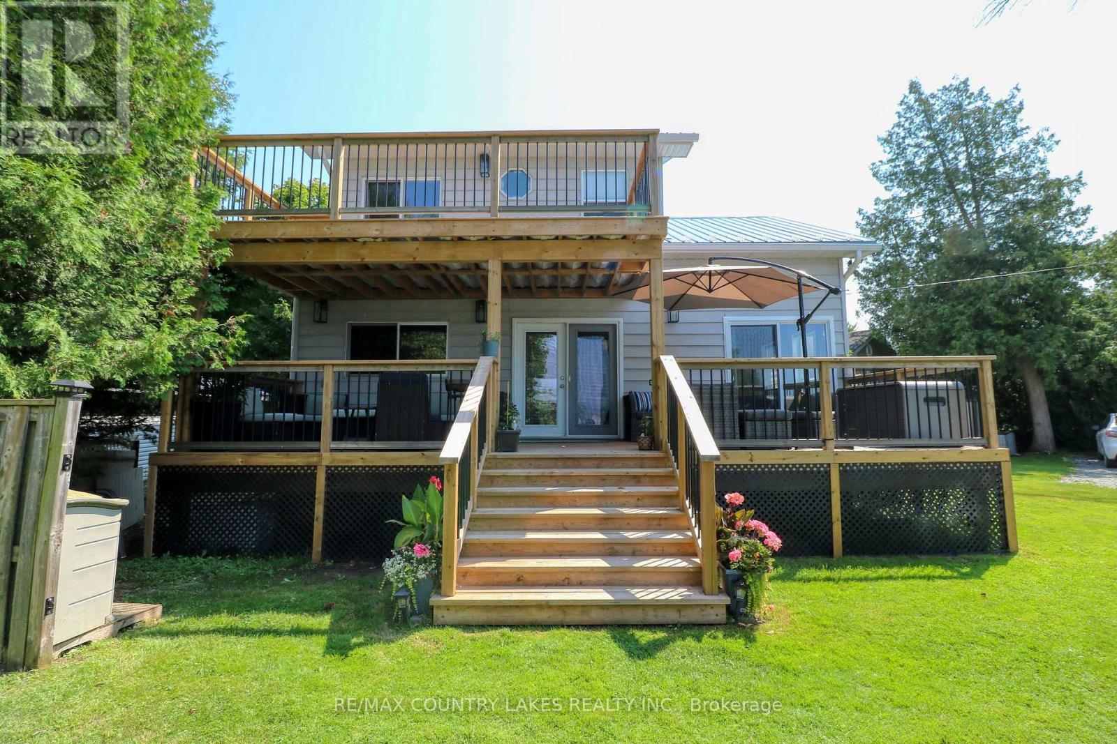 104 The Steps Road, Ramara, ON - Outdoor With Balcony With Deck Patio Veranda