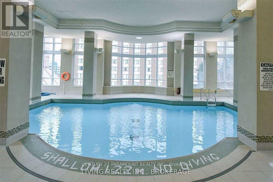 1202 - 208 Enfield Place, Mississauga, ON - Indoor Photo Showing Other Room With In Ground Pool