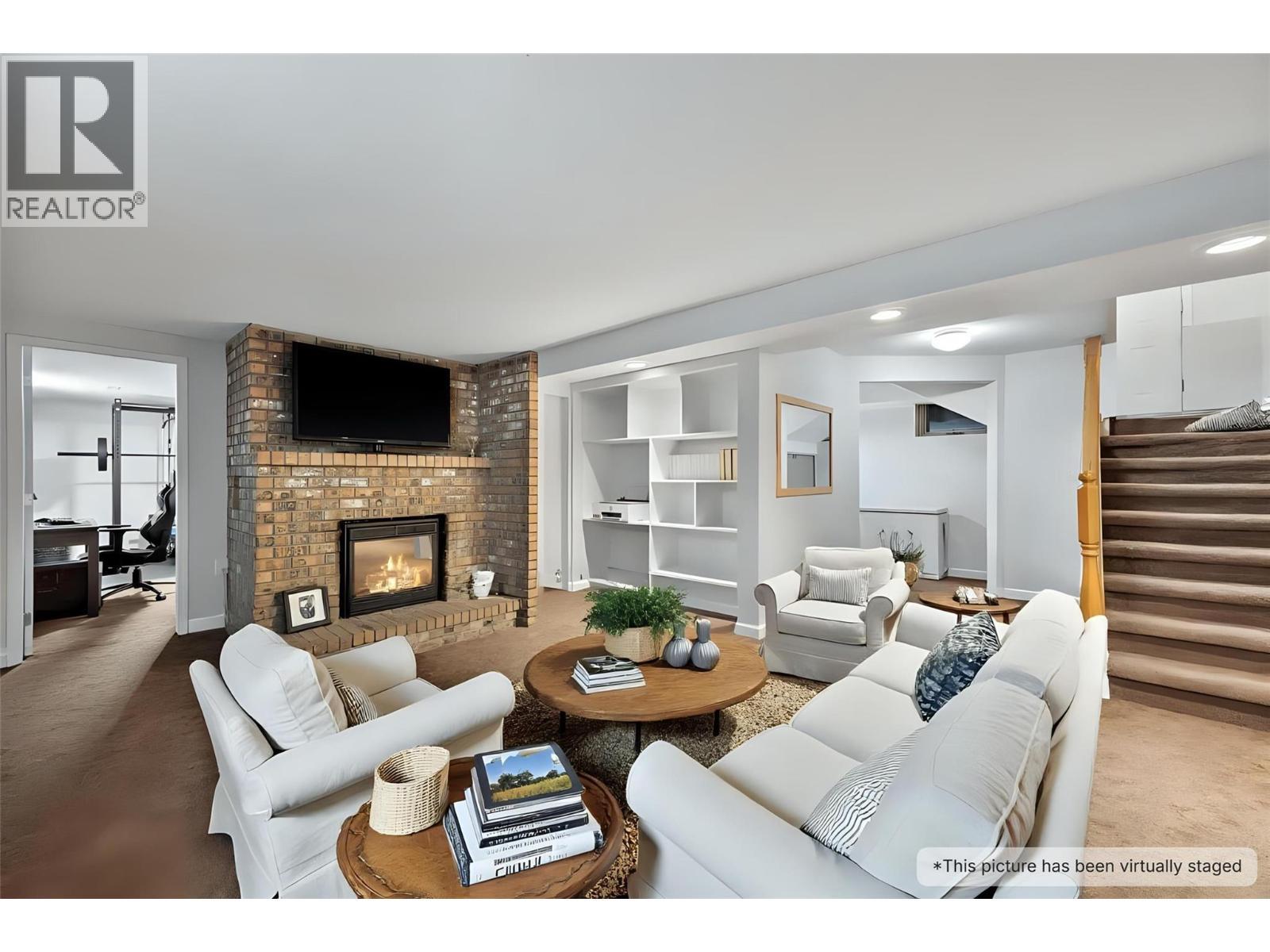268 Mclure Ferry Road, Mclure, BC - Indoor Photo Showing Living Room With Fireplace
