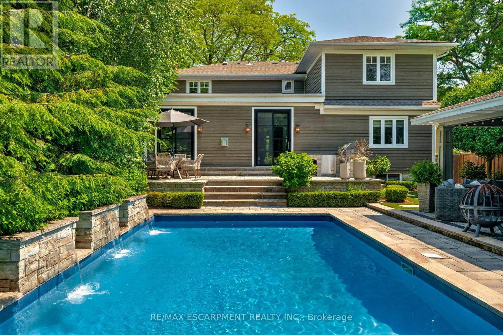 640 George Street, Burlington, ON - Outdoor With In Ground Pool