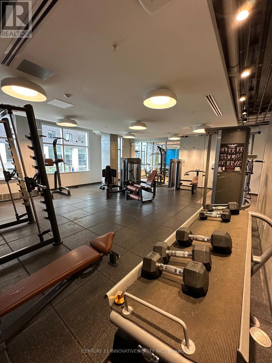 1517 - 105 Champagne Avenue S, Ottawa, ON - Indoor Photo Showing Gym Room