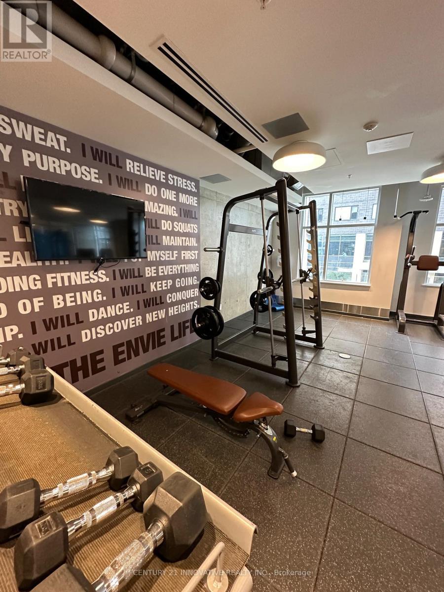 1517 - 105 Champagne Avenue S, Ottawa, ON - Indoor Photo Showing Gym Room