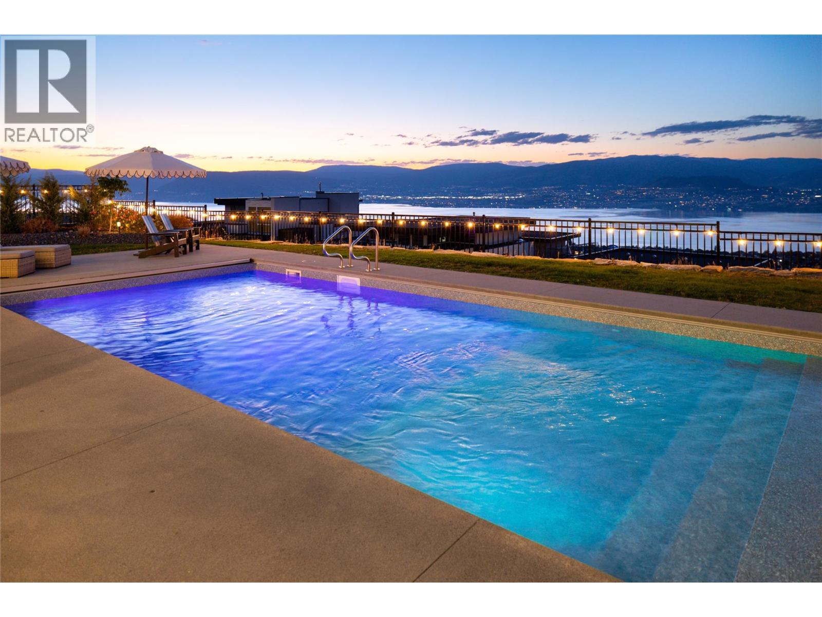 5635 Upper Mission Court, Kelowna, BC - Outdoor With In Ground Pool With View