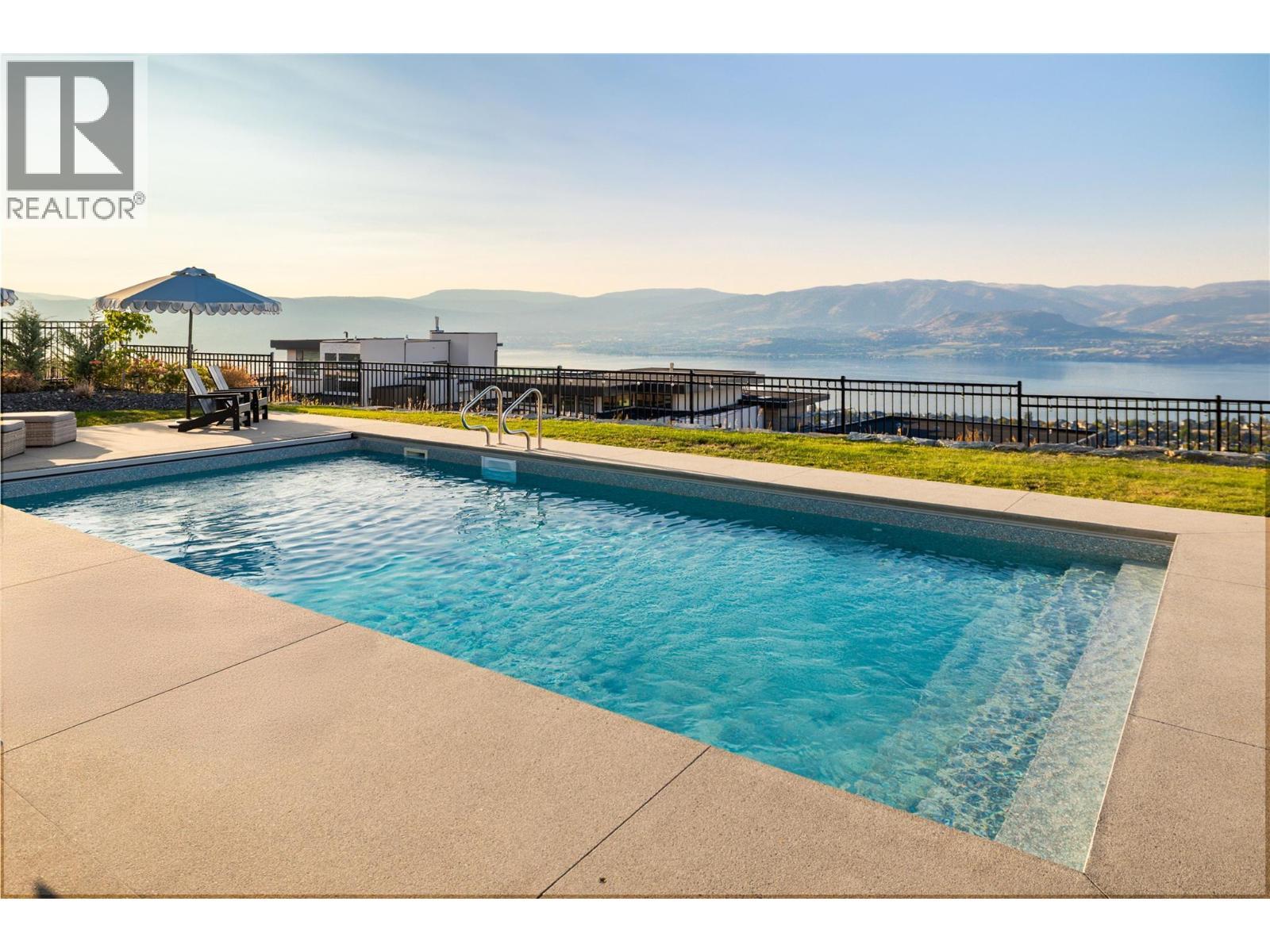 5635 Upper Mission Court, Kelowna, BC - Outdoor With In Ground Pool With View