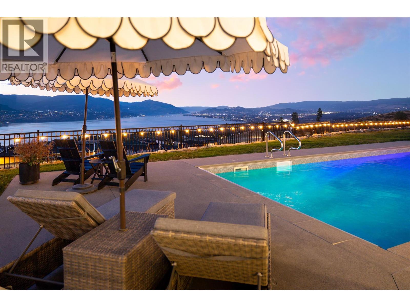 5635 Upper Mission Court, Kelowna, BC - Outdoor With In Ground Pool With View