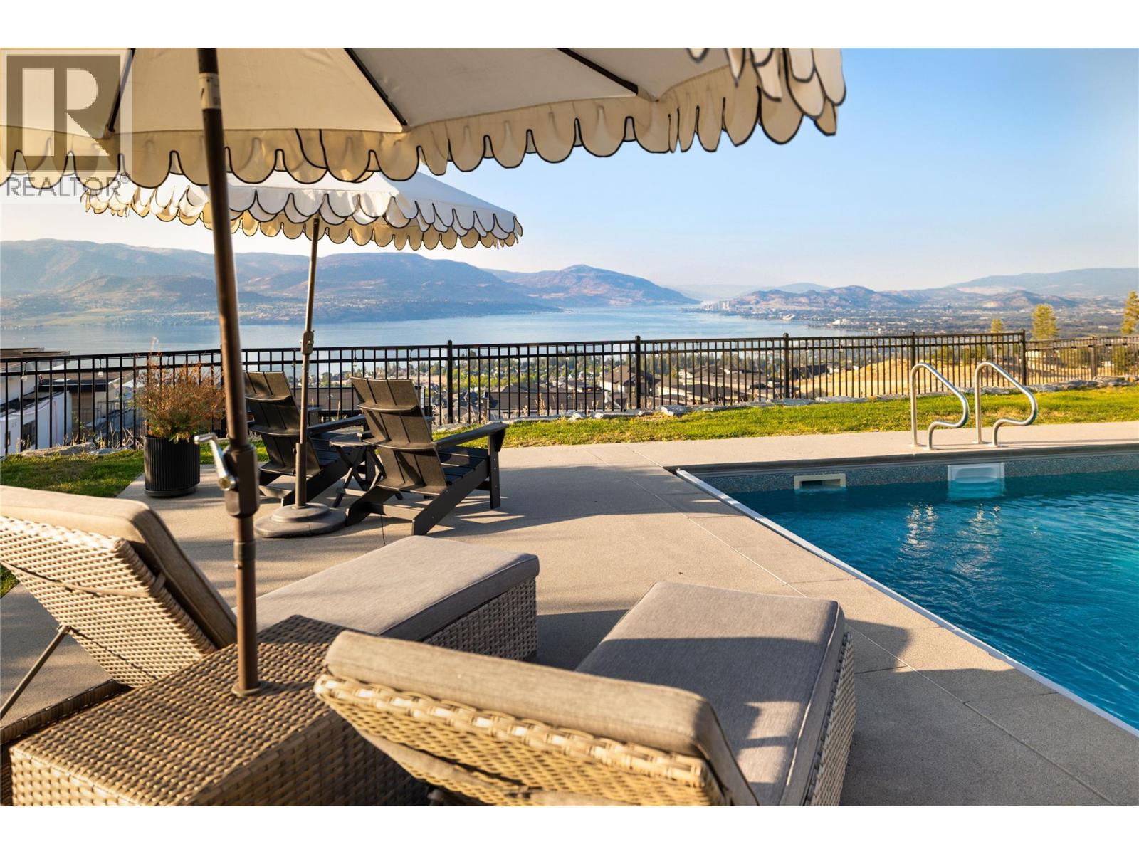 5635 Upper Mission Court, Kelowna, BC - Outdoor With In Ground Pool With View