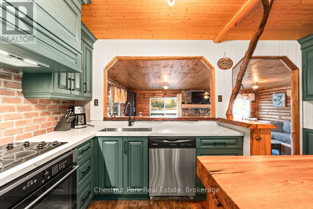893 Relative Road, Armour, ON - Indoor Photo Showing Kitchen With Upgraded Kitchen