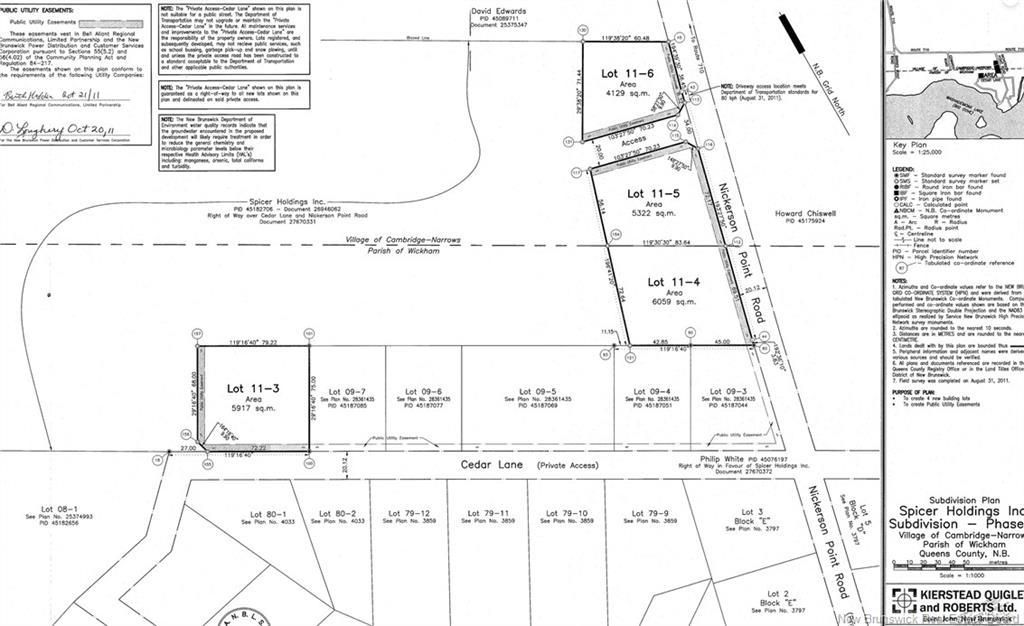 Lot Nickerson Point Rd, Wickham, NB