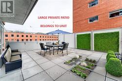 Virtually staged patio -