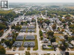 Aerial view of residential area -