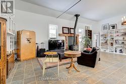 Living Area With Propane Fireplace -