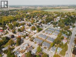 Aerial view of residential area -